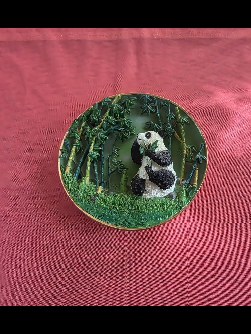 Cadona 1999 Endangered Species Plate. "The Giant Panda"